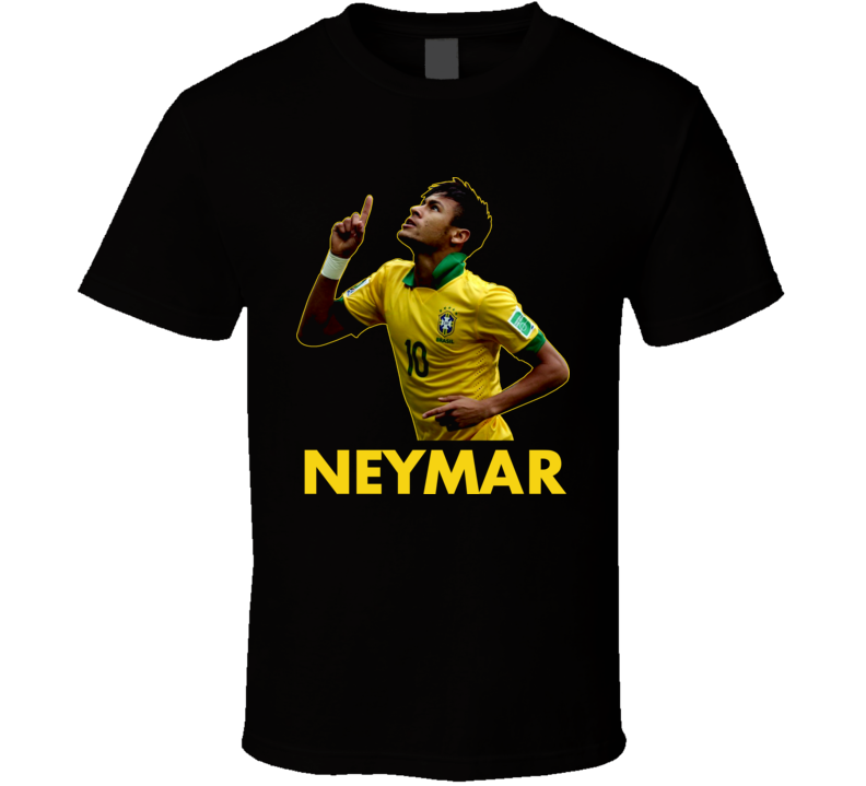 Neymar Jr Brazilian Football Soccer All Star T Shirt