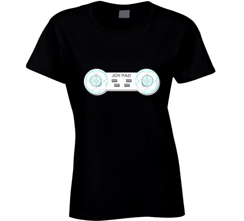 Womens Joypad Controvller Video Game Boobs Funny Parody T Shirt