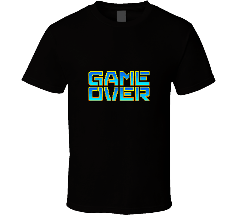 Nintendo Game Over Retro Video Game Cool Adults Vintage T Shirt