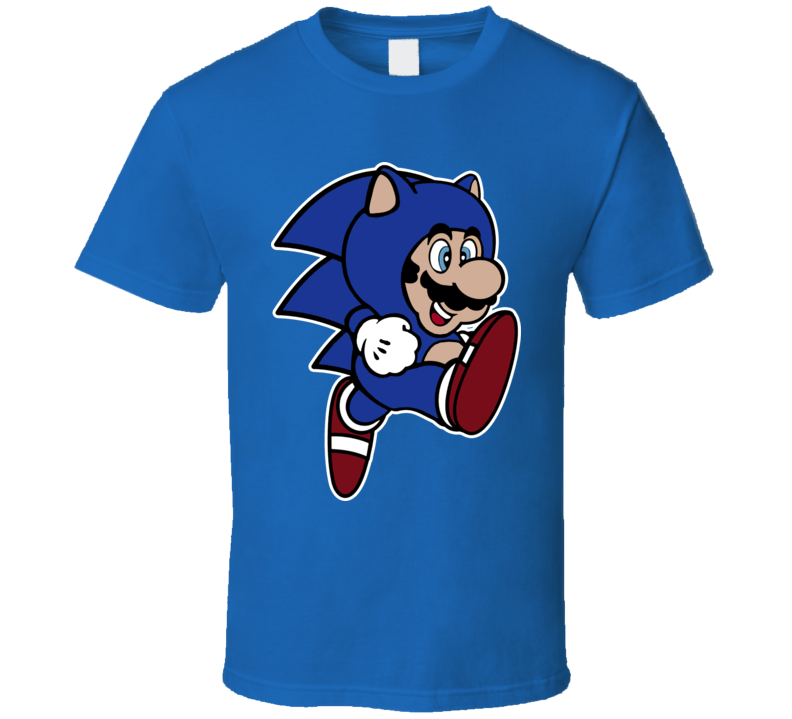 Mario Hedgehog Hybrid Video Game Mario Bros T Shirt
