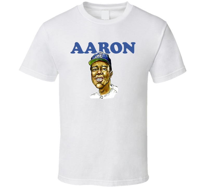 hank aaron t shirt