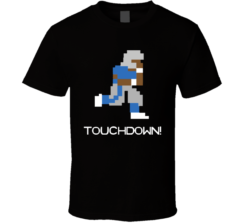 Barry Sanders Tecmo Bowl Superbowl 8Bit Video Game T Shirt Barry Sanders Tecmo Bowl Superbowl 8Bit Video Game T Shirt