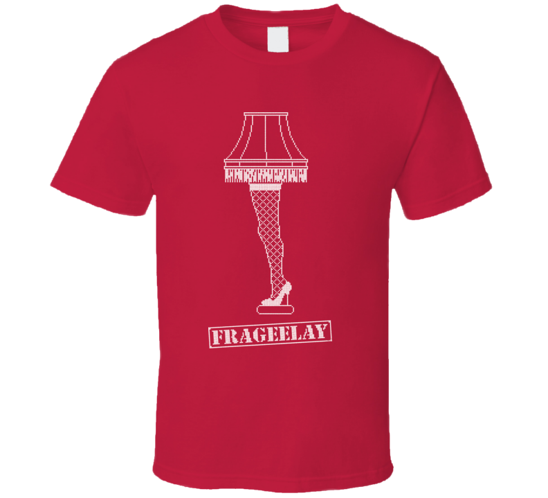 A Christmas Story Major Award Leg Lamp Classic Movie Ugly T Shirt