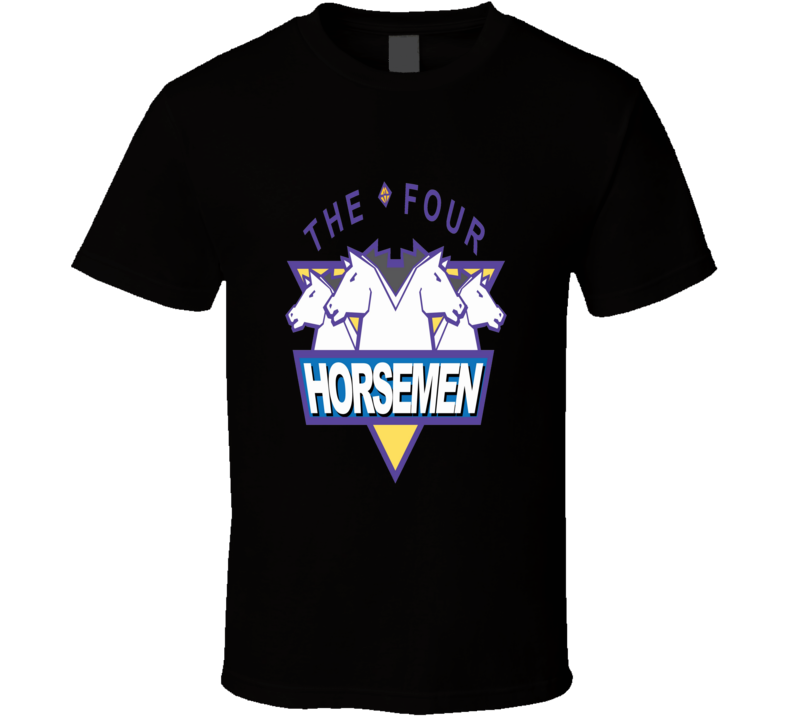 WCW THE FOUR HORSEMEN CLASSIC WRESTLING RETRO T SHIRT WCW THE FOUR HORSEMEN CLASSIC WRESTLING RETRO T SHIRT