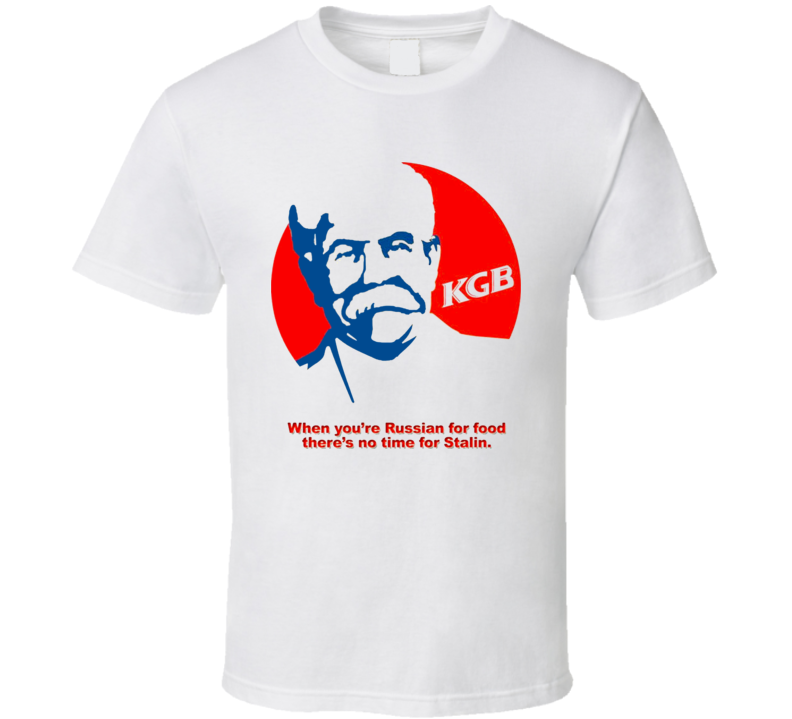 KGB Russian Stalin T Shirt KGB Russian Stalin T Shirt