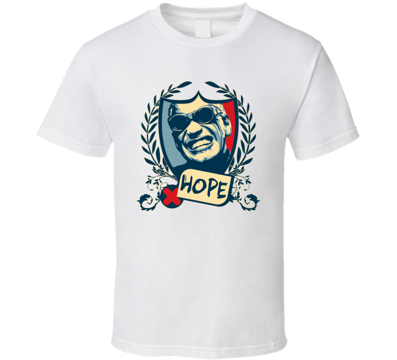 Ray Charles Hope Musician Pianist T Shirt