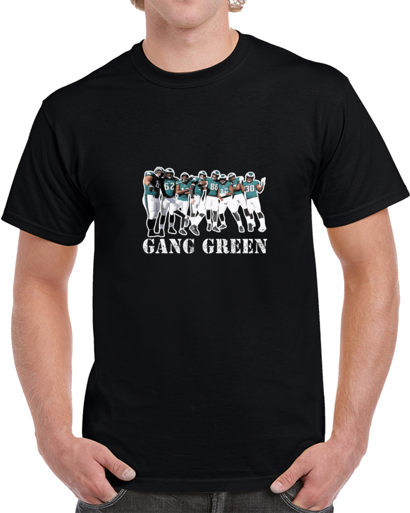 Philadelphia Football Team Gang Green Superbowl Champs T Shirt Philadelphia Football Team Gang Green Superbowl Champs T Shirt