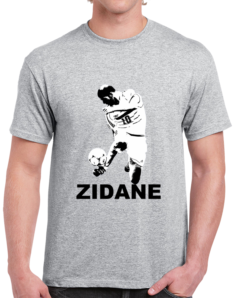 Zinedine Zidane Soccer Player Legend French World Cup Football T Shirt Zinedine Zidane Soccer Player Legend French World Cup Football T Shirt
