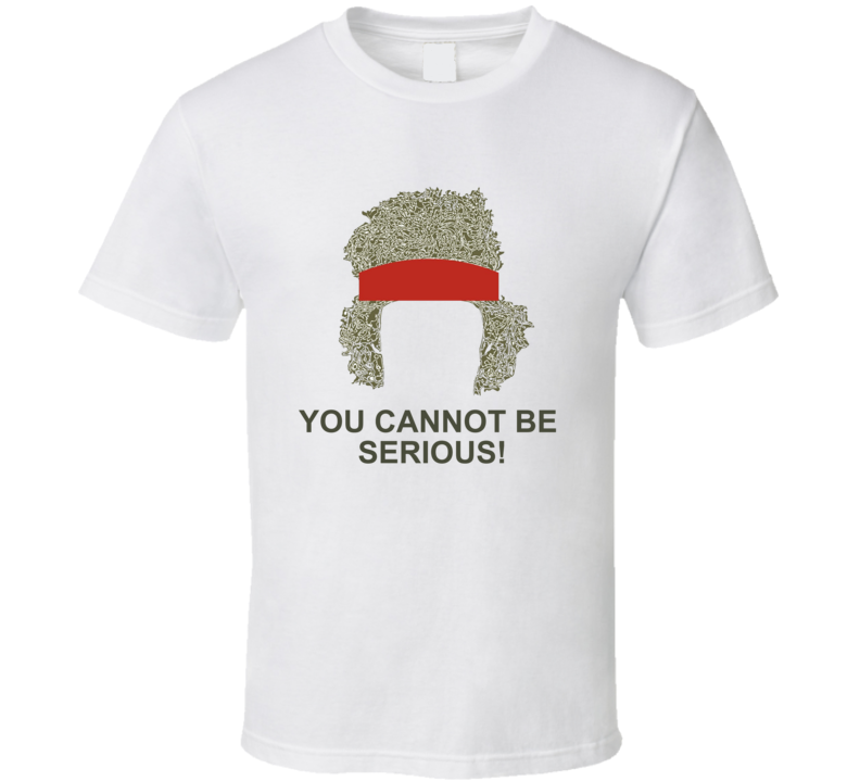 John Mceneroe You Cannot Be Serious Referee Freakout Tennis T Shirt