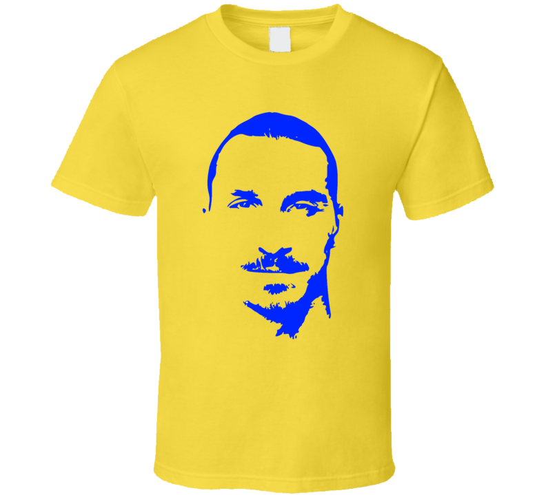 Zlatan Ibrahimovic Swedish Big Head Silhouette Soccer Football Star T Shirt Zlatan Ibrahimovic Swedish Big Head Silhouette Soccer Football Star T Shirt