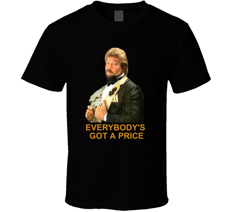 Ted Dibiase Million Dollar Man Everybody's Got A Price Wrestler Wrestling T Shirt