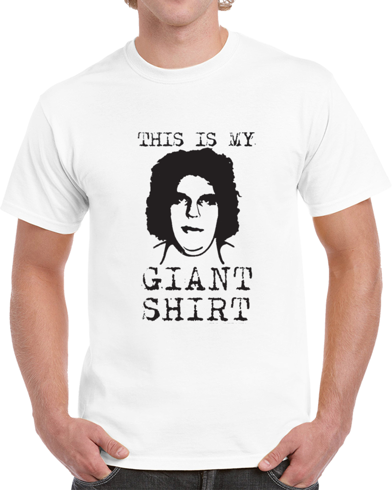 Andre The Giant Big Wrestling Shirt Huge Wrestler Classic Retro Vintage T Shirt