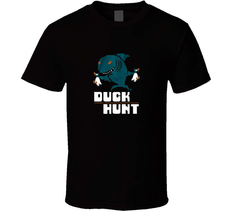 San Jose Sharks Playoff Duck Hunt V2 Hockey T Shirt