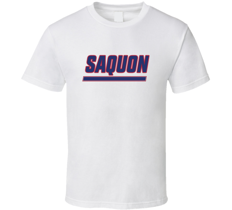 Saquon Barkley Running Back New York Hybrid Logo Football White T Shirt Saquon Barkley Running Back New York Hybrid Logo Football White T Shirt