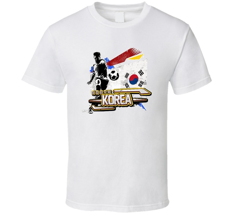 South Korea World Cup Vintage Retro Soccer Footbal Asian Team Fan Supporter T Shirt South Korea World Cup Vintage Retro Soccer Footbal Asian Team Fan Supporter T Shirt