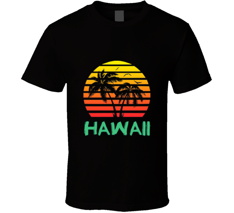 Hawaii Retro 80's Vintage Classic T Shirt Hawaii Retro 80's Vintage Classic T Shirt