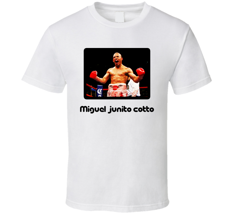 Miguel Cotto Boxing Puerto Rico T Shirt