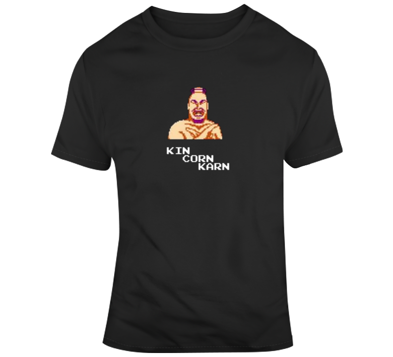 Kin Korn Karn Pro Wrestling Nintendo Nes Video Gamer T Shirt