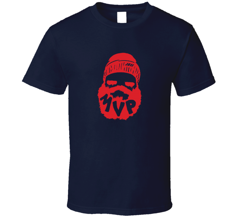 Julian Edelman New England Mvp Sihoeuette Beard T Shirt