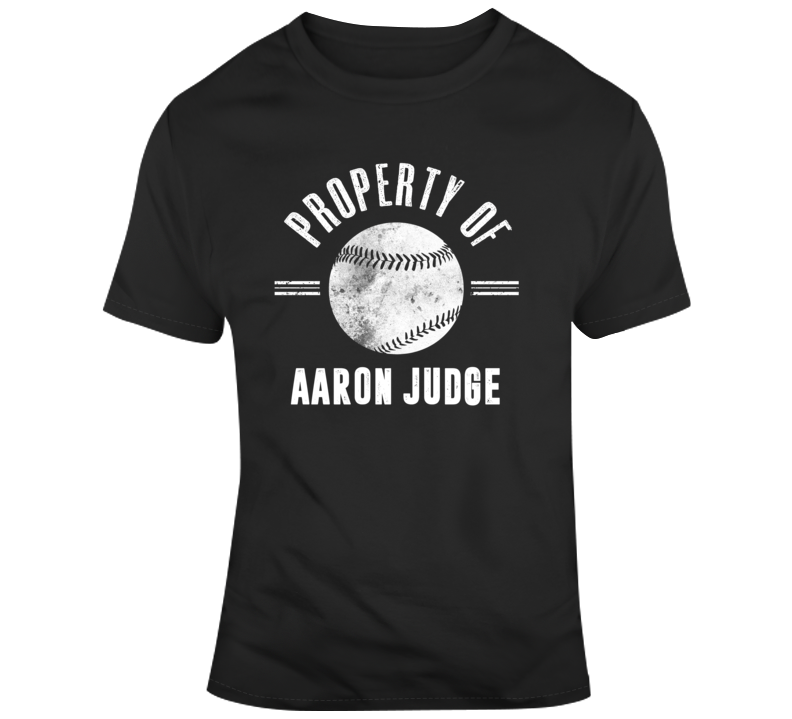 Property Of Aaron Judge New York Baseball T Shirt