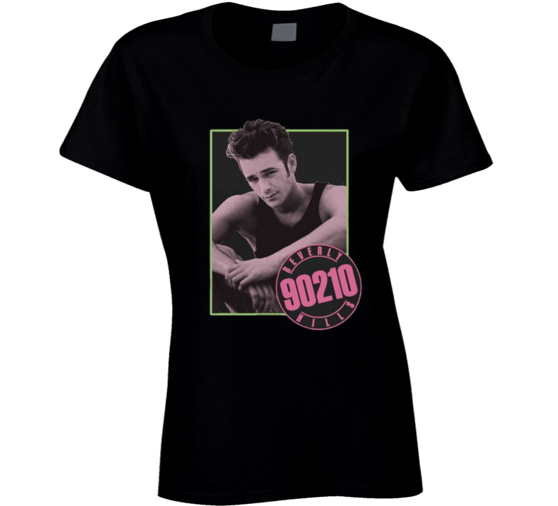 Ladies Dylan Mckay Retro Beverly Hills 90210 Tv Show T Shirt