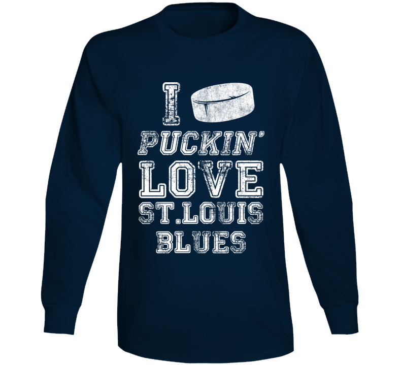 St.louis I Puckn Love Hockey Champions Long Sleeve