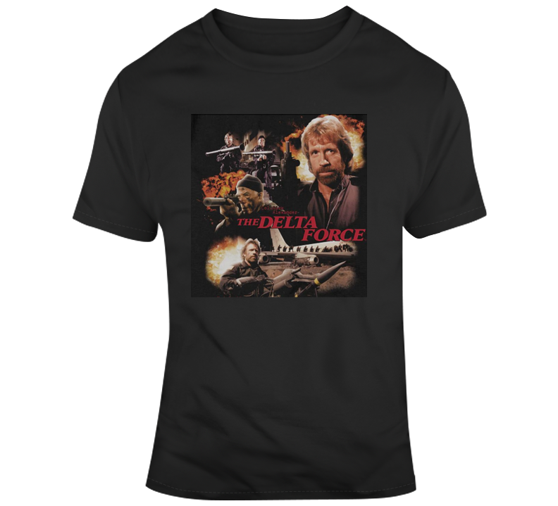 Delta Force Retro Classic 80's Action Vintage Movie T Shirt