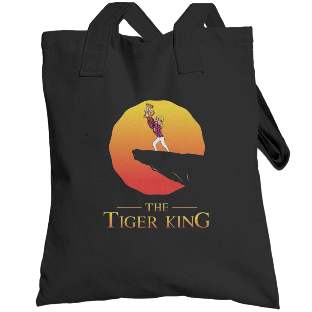 The Tiger King Joe Exotic Movie Spoof Funny Tv Show Totebag The Tiger King Joe Exotic Movie Spoof Funny Tv Show Totebag