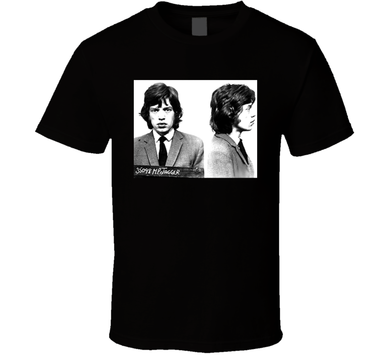 Mcjagger Rock N Roll  Police Mugshot Classic Cool T Shirt