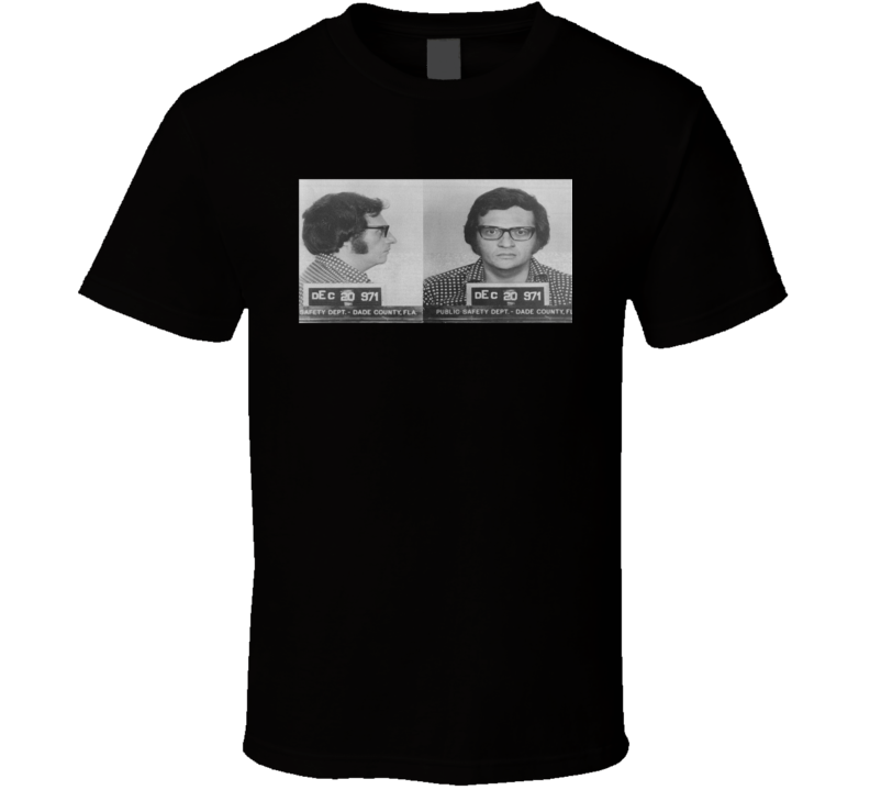 Larry King Reporter Vintage Retro Mugshot Cool T Shirt