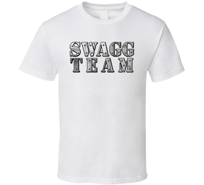 Swagg Team Silver Rap logo T Shirt Swagg Team Silver Rap logo T Shirt