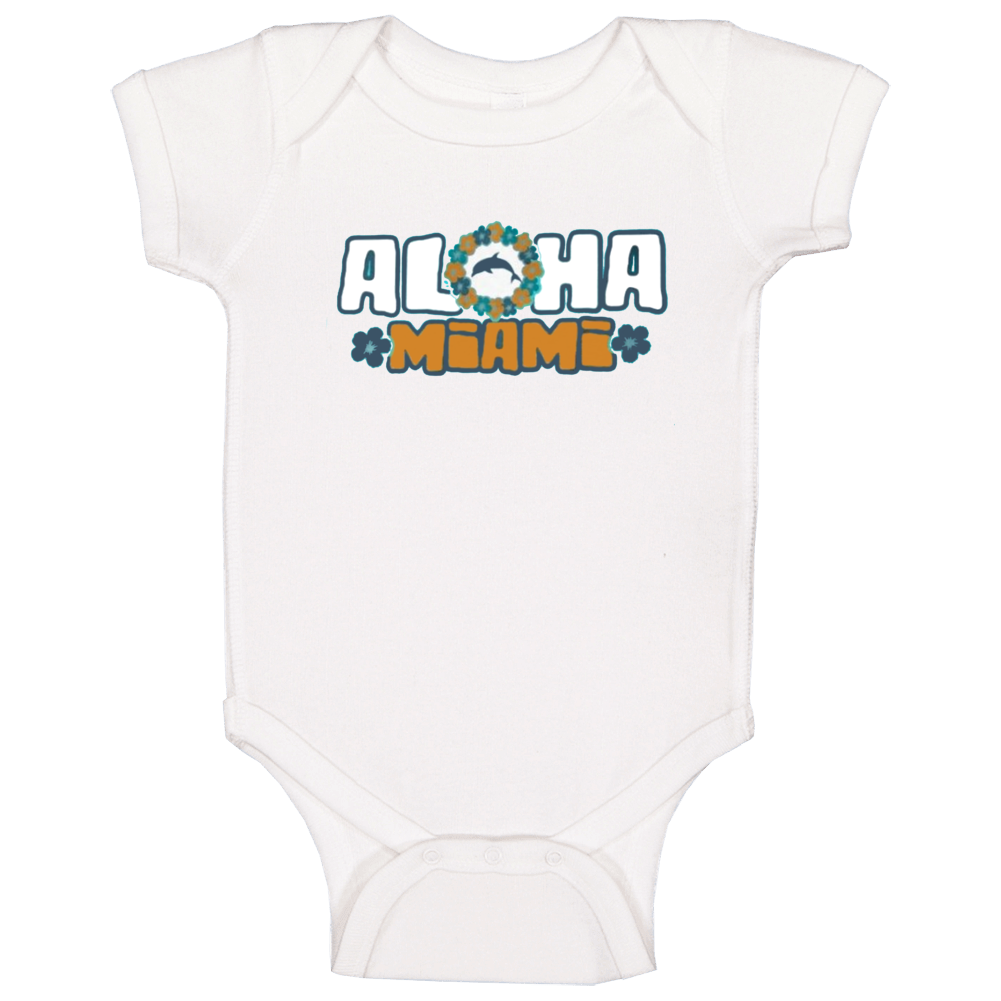 Aloha Time Tua Tagovailoa Qb Miami Football V1 Baby One Piece