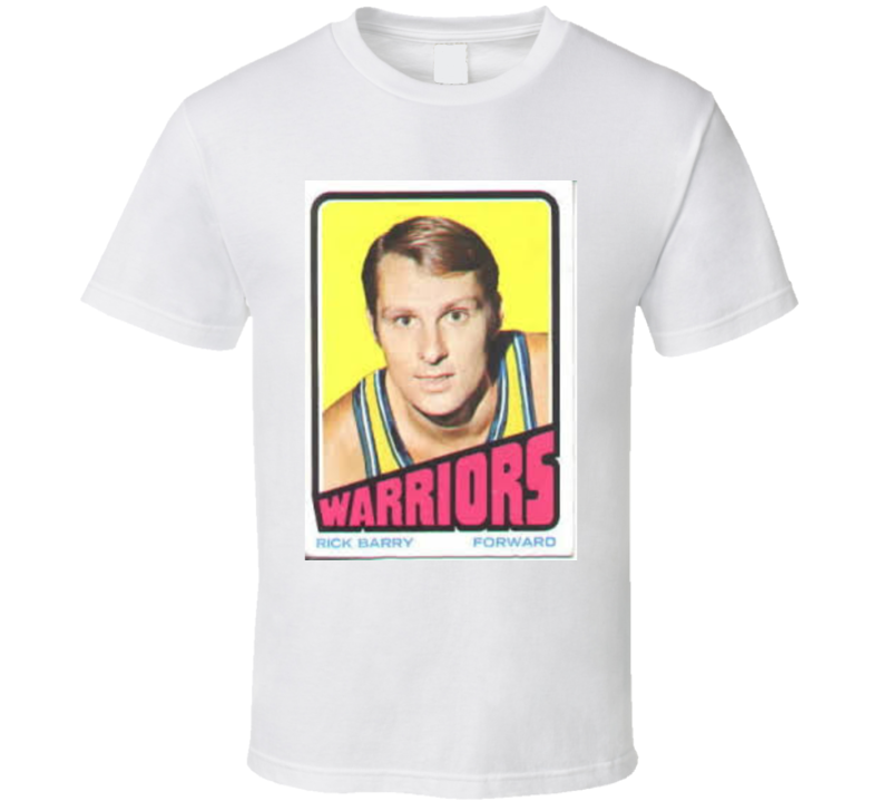 Rick Barry Retro Vintage Golden State Topps Card Basketball T Shirt