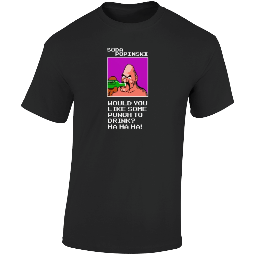 Soda Popinski Mike Tyson Punchout Nes Retro Vintage Video Game T Shirt Soda Popinski Mike Tyson Punchout Nes Retro Vintage Video Game T Shirt