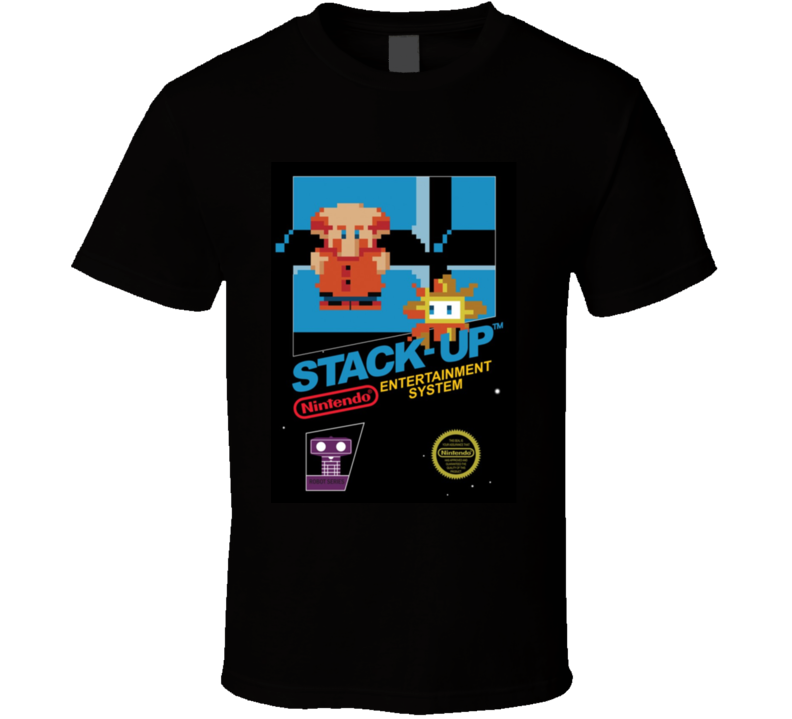 Stack Up Nes Retro Video Game T Shirt Stack Up Nes Retro Video Game T Shirt