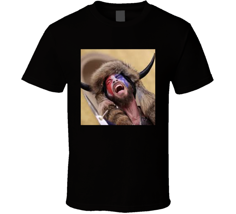 Jake Angeli Shirtless Horned Man Trump Supporter T Shirt