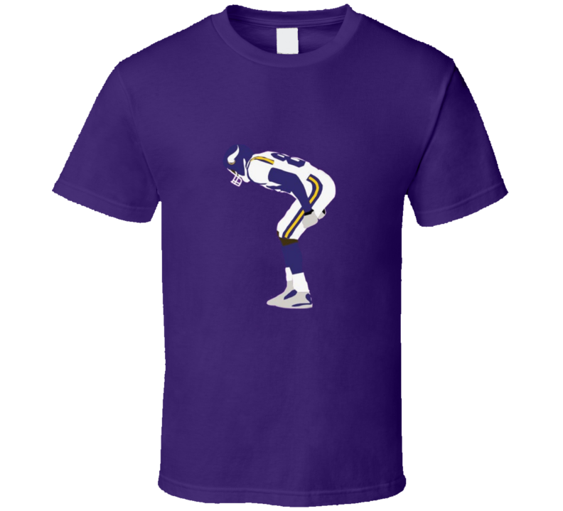 Randy Moss Moon Crowd Minnesota Football T Shirt