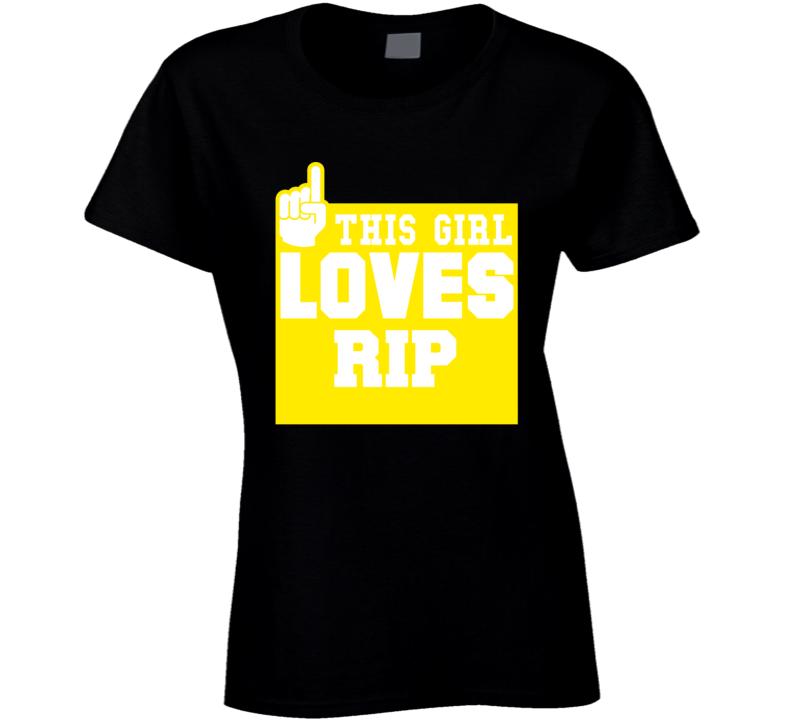 This Girl Loves Rip Yellowstone Tv Ladies T Shirt