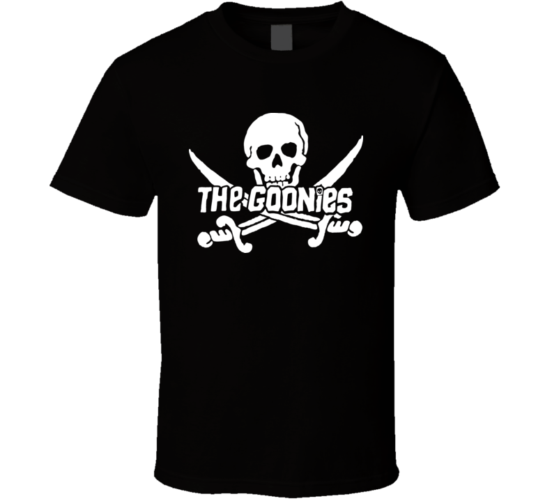 The Goonies Classic Movie Skull Logo T Shirt The Goonies Classic Movie Skull Logo T Shirt