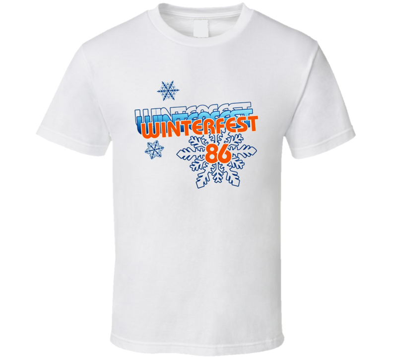 Hot Tub Time Machine Winterfest 86 Logo T Shirt