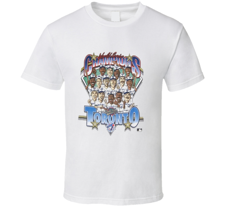 Toronto World Series Caricature Baseball T Shirt