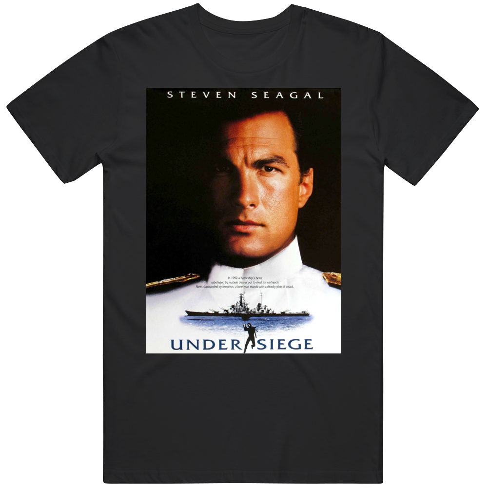 Steven Segal Undersiege Classic Retro Action Movie T Shirt