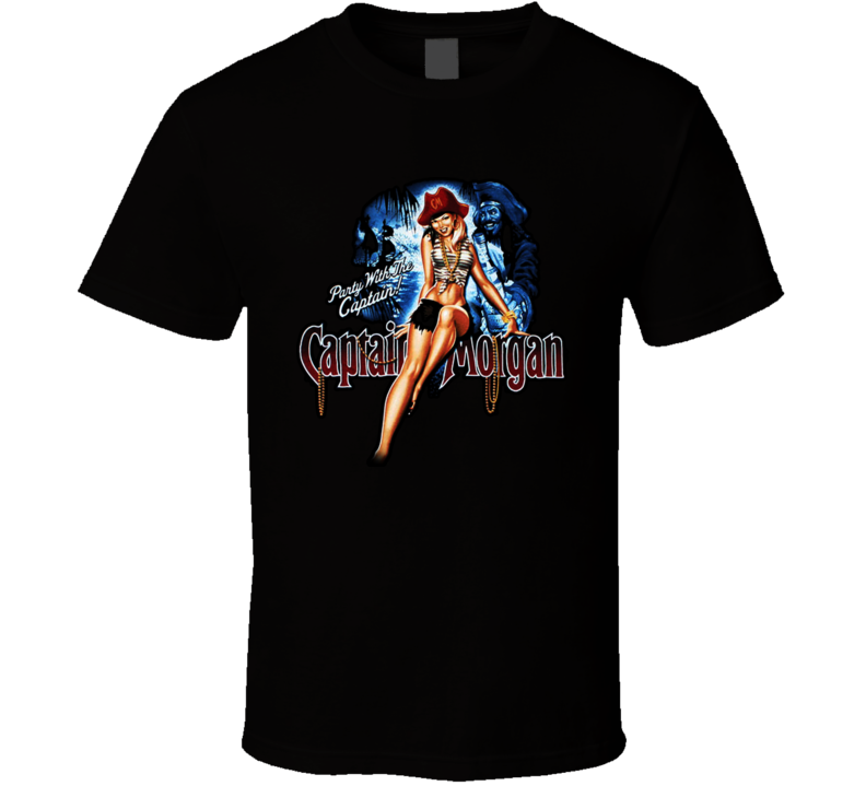 Captain Morgain Party Girl Rum T Shirt Captain Morgain Party Girl Rum T Shirt