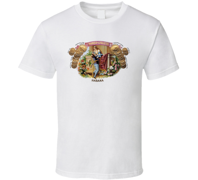 Romeo Y Julieta Cuban Cigar Tobbaco Logo T Shirt Romeo Y Julieta Cuban Cigar Tobbaco Logo T Shirt