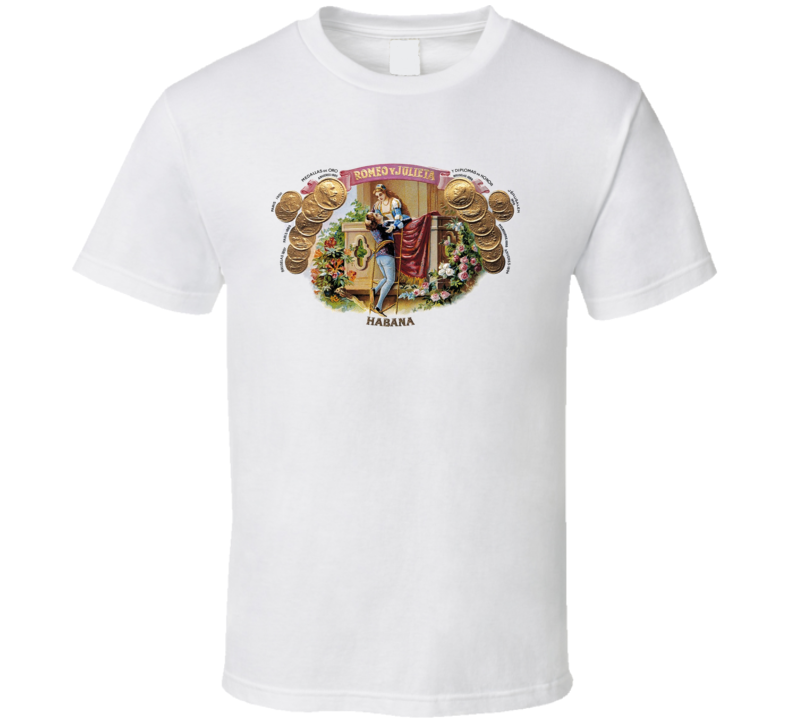 Romeo Y Julieta Cuban Cigar Tobbaco Logo T Shirt