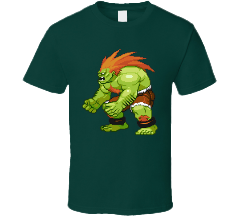 Blanka Street Fighter Video Game T Shirt Blanka Street Fighter Video Game T Shirt
