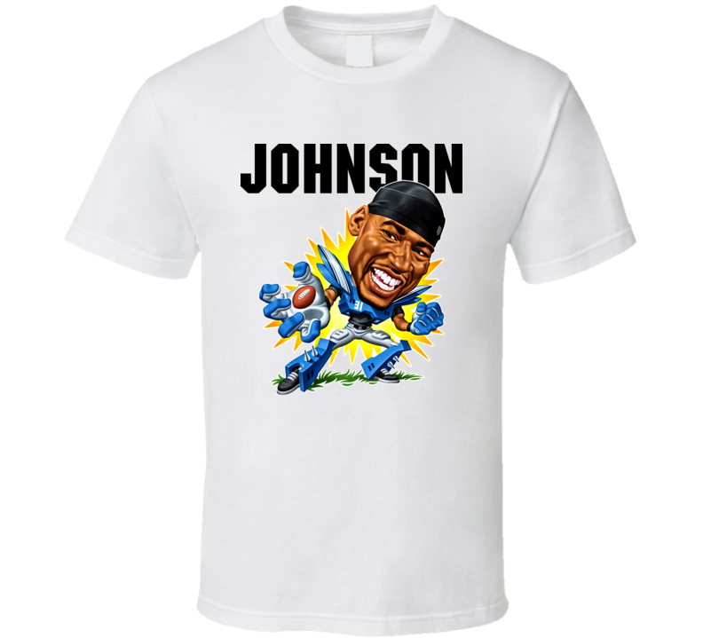 Calvin Johnson Megatron Detroit Football Caricature T Shirt Calvin Johnson Megatron Detroit Football Caricature T Shirt