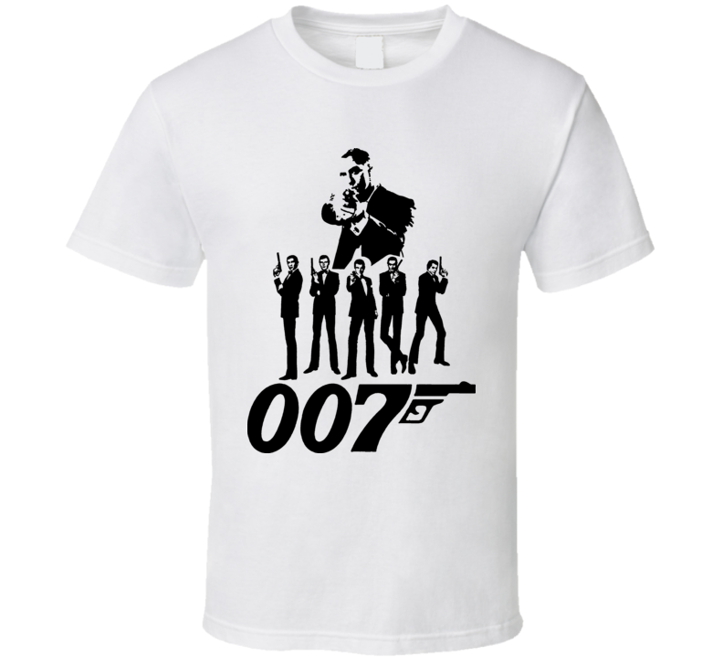 T-shirt Toutes Tailles S à 5XL Film blanc James Bond: never say never again V8 