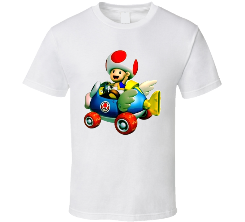 Mario Kart Toad Video Game T Shirt