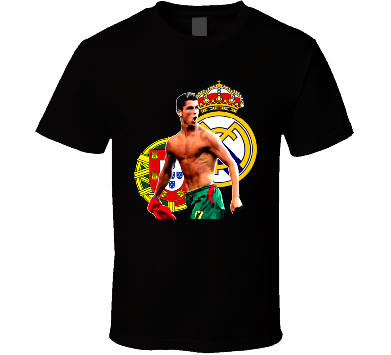 Cristiano Ronaldo Real Madrid Portugal Soccer T Shirt Cristiano Ronaldo Real Madrid Portugal Soccer T Shirt